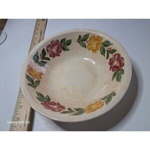 Shenandoah Ware Serving Bowl Floral MCM